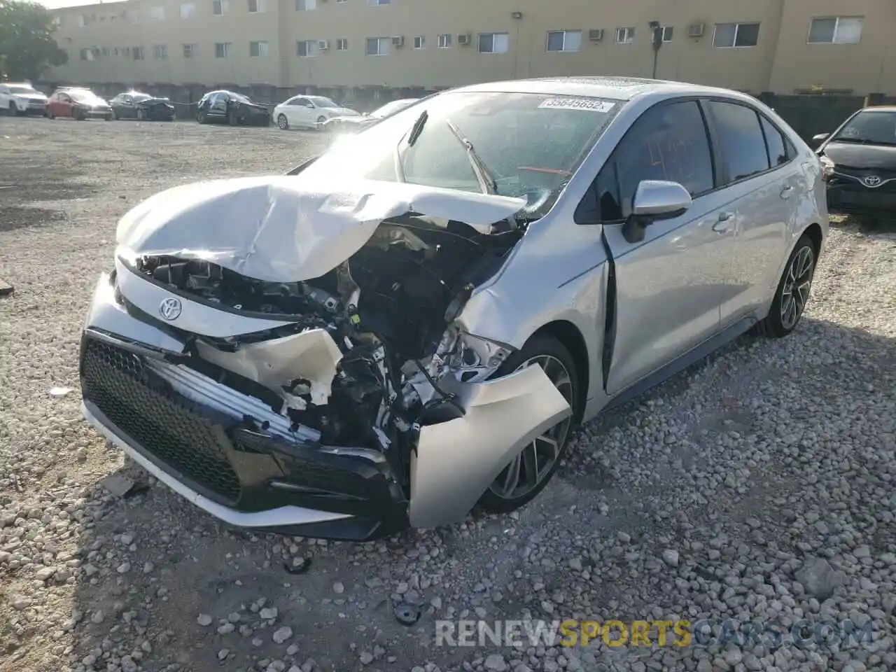 2 Photograph of a damaged car 5YFT4MCE9MP094813 TOYOTA COROLLA 2021