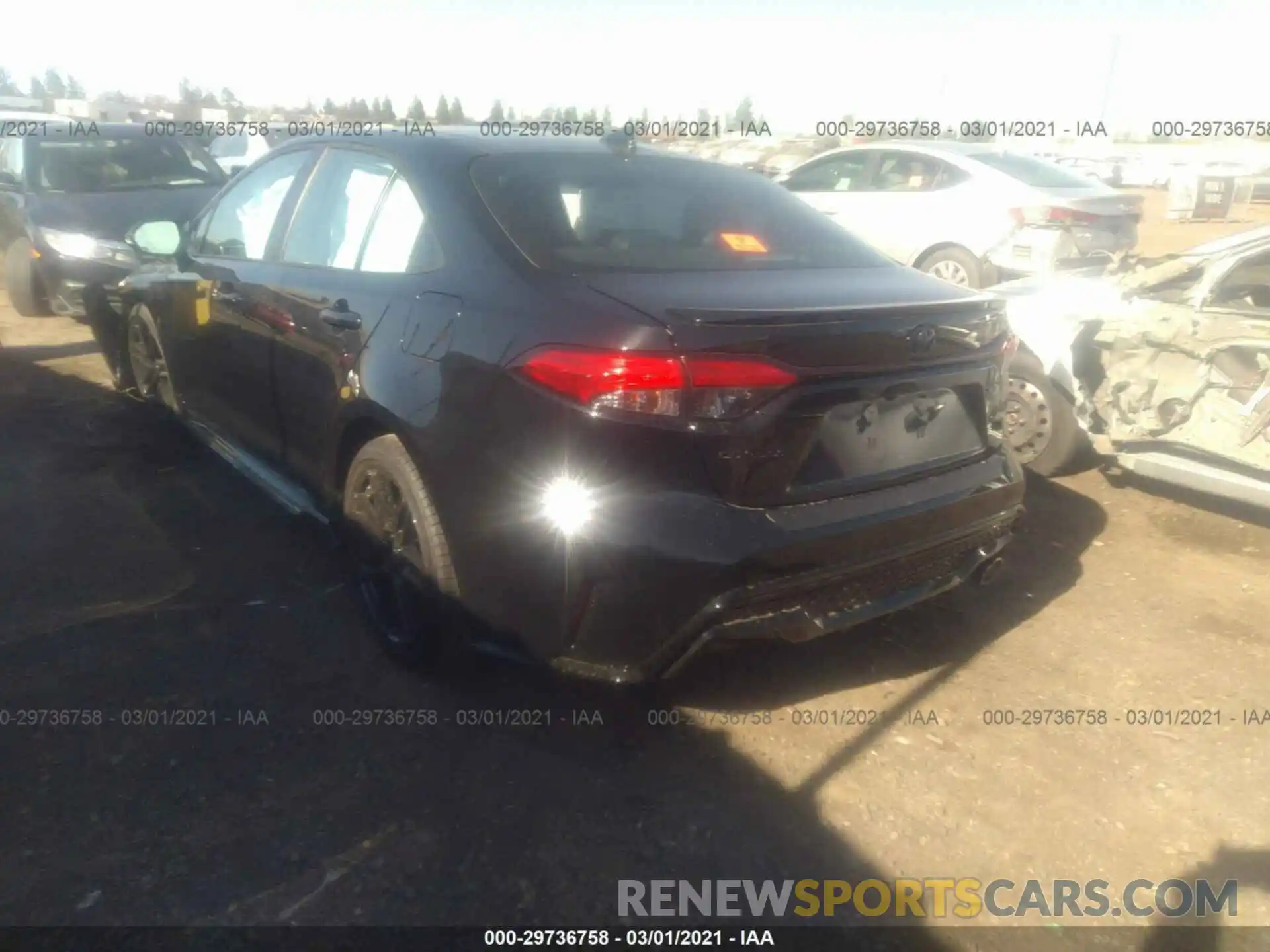 3 Photograph of a damaged car 5YFT4MCEXMP074182 TOYOTA COROLLA 2021