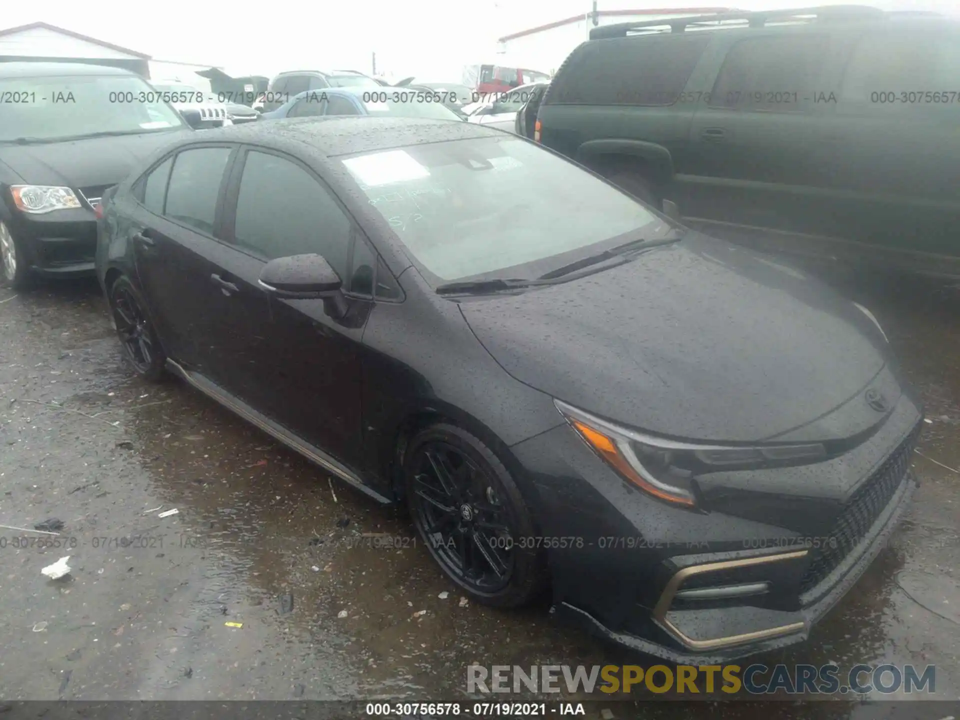 1 Photograph of a damaged car 5YFT4MCEXMP076806 TOYOTA COROLLA 2021