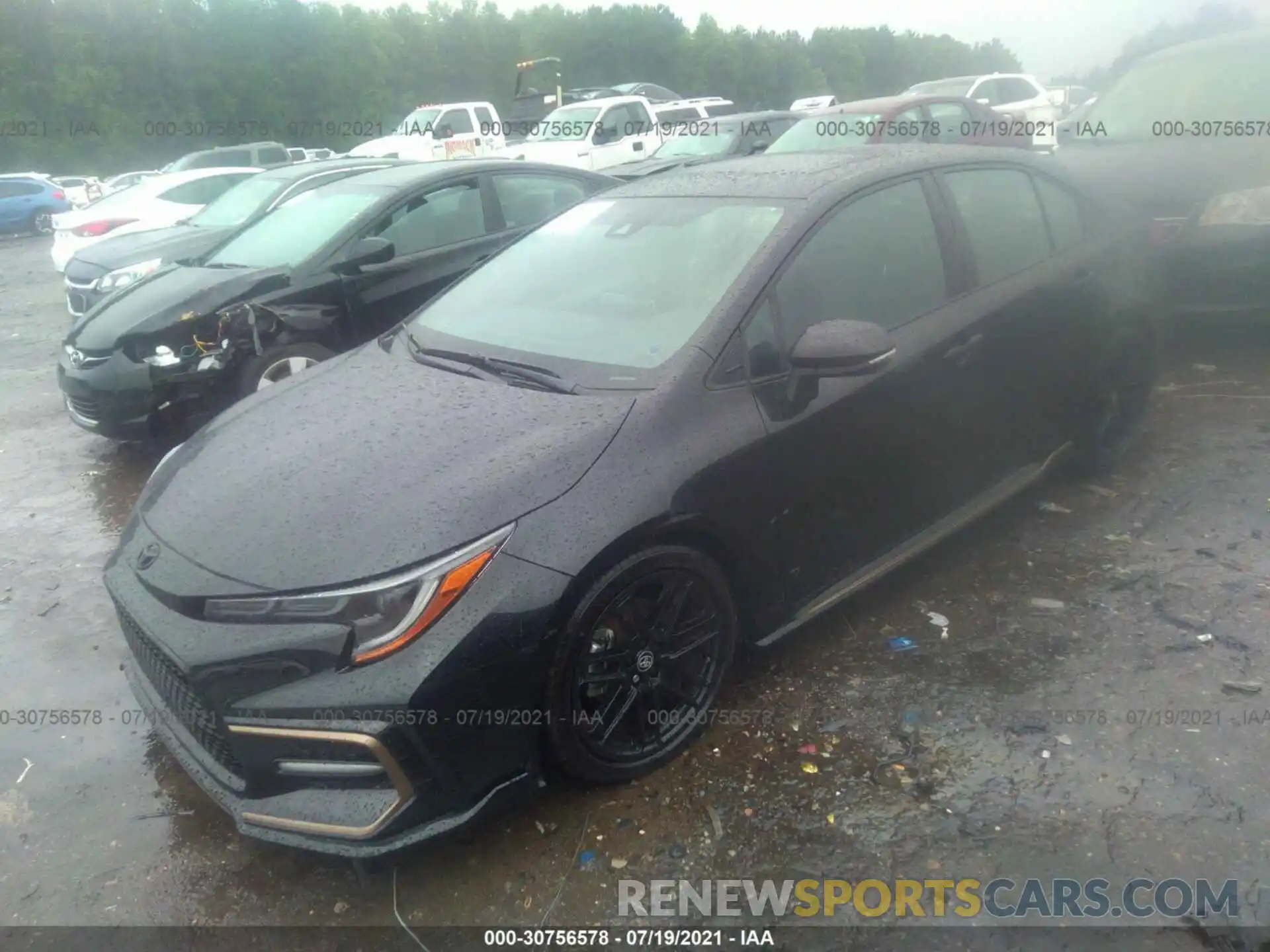 2 Photograph of a damaged car 5YFT4MCEXMP076806 TOYOTA COROLLA 2021