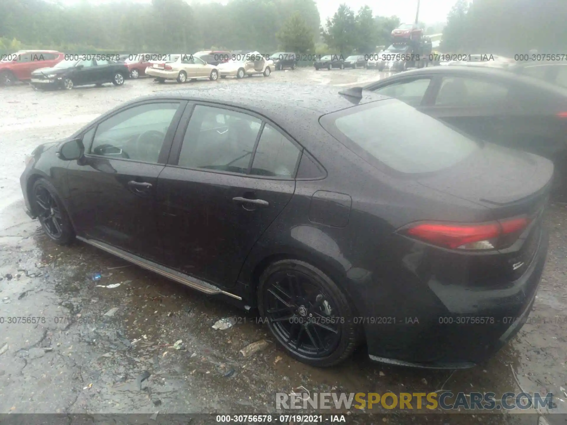 3 Photograph of a damaged car 5YFT4MCEXMP076806 TOYOTA COROLLA 2021