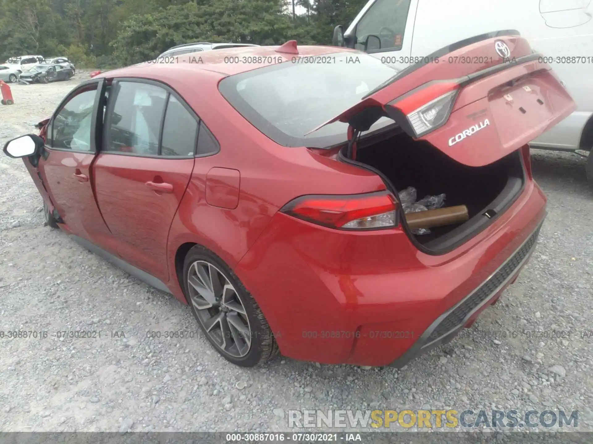 3 Photograph of a damaged car 5YFT4MCEXMP078247 TOYOTA COROLLA 2021