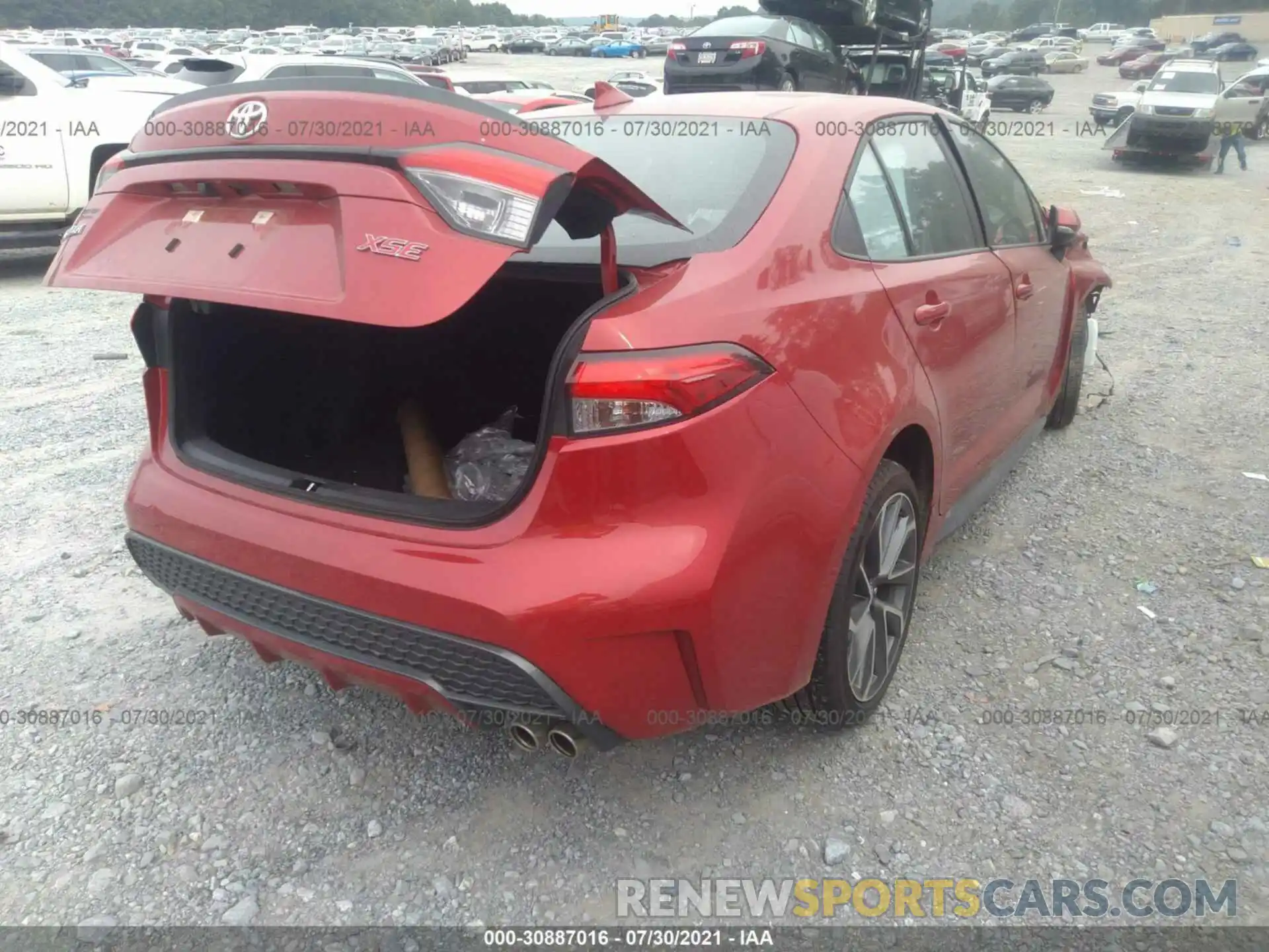 4 Photograph of a damaged car 5YFT4MCEXMP078247 TOYOTA COROLLA 2021