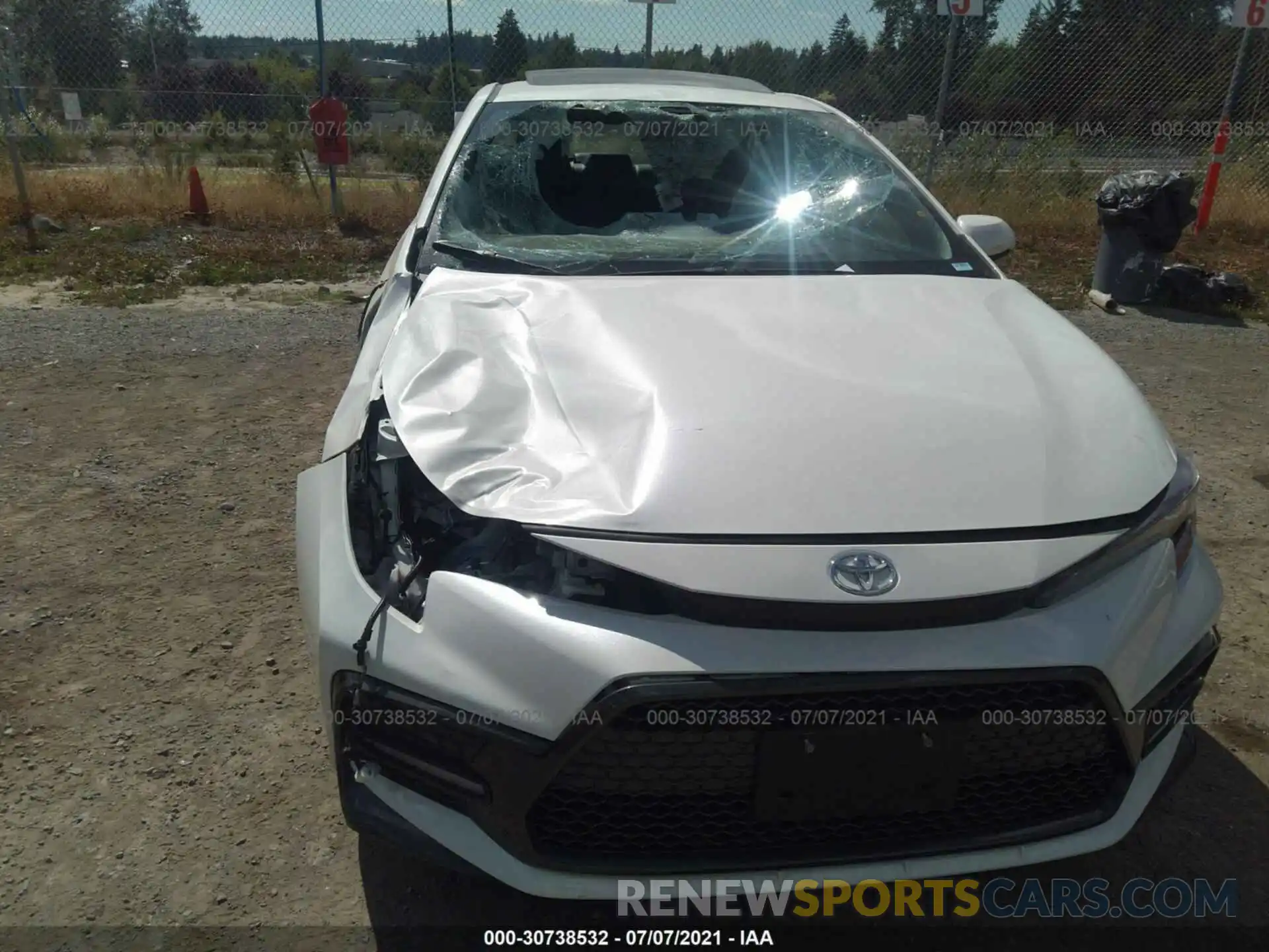 6 Photograph of a damaged car 5YFT4MCEXMP080287 TOYOTA COROLLA 2021