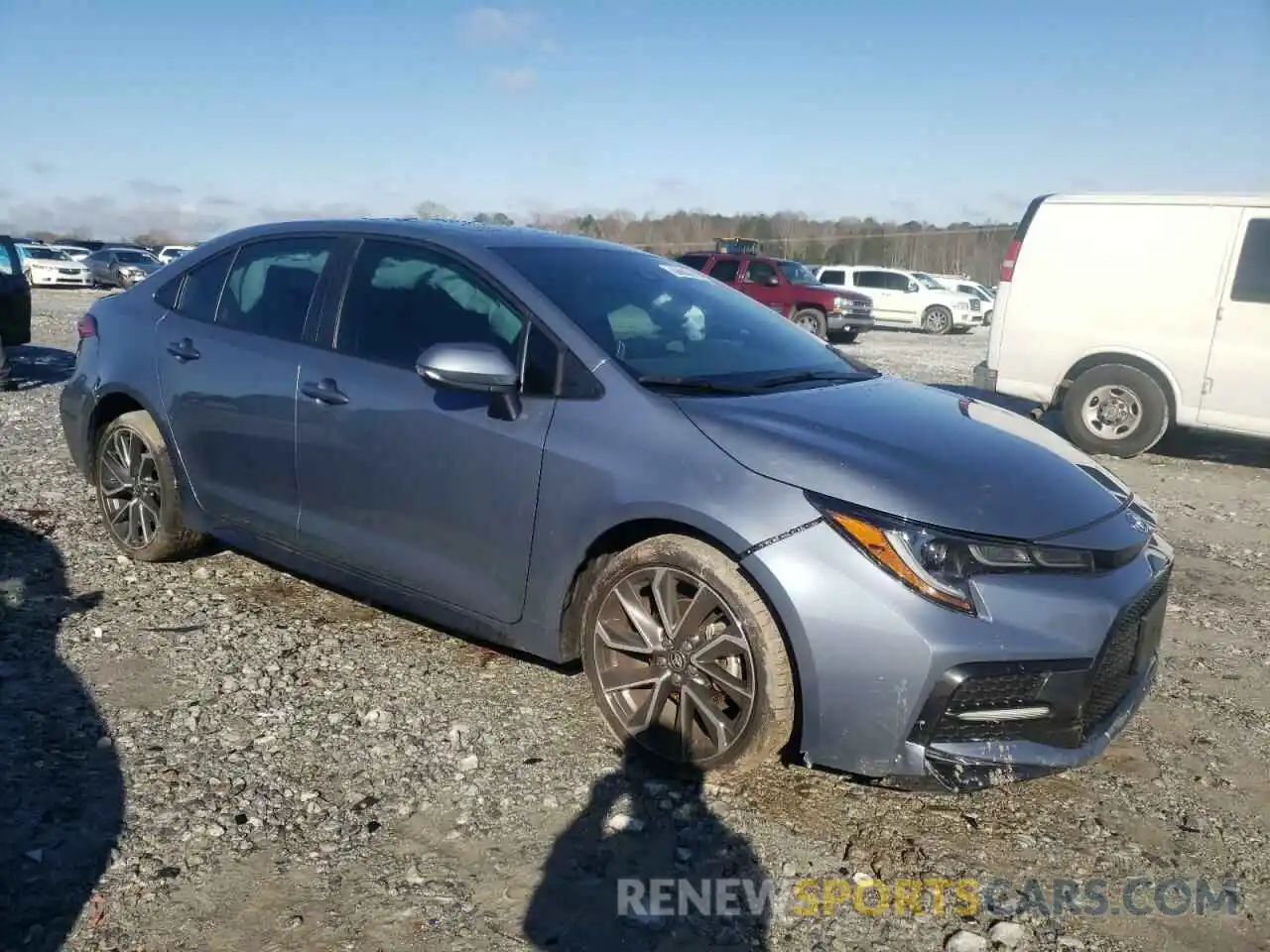 1 Photograph of a damaged car 5YFT4MCEXMP095288 TOYOTA COROLLA 2021