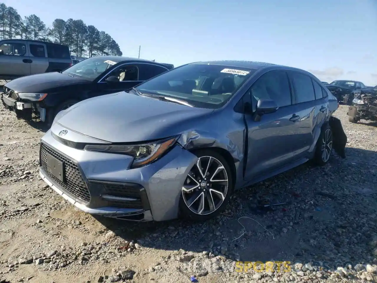 2 Photograph of a damaged car 5YFT4MCEXMP095288 TOYOTA COROLLA 2021