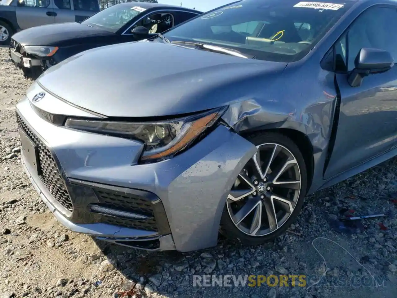 9 Photograph of a damaged car 5YFT4MCEXMP095288 TOYOTA COROLLA 2021