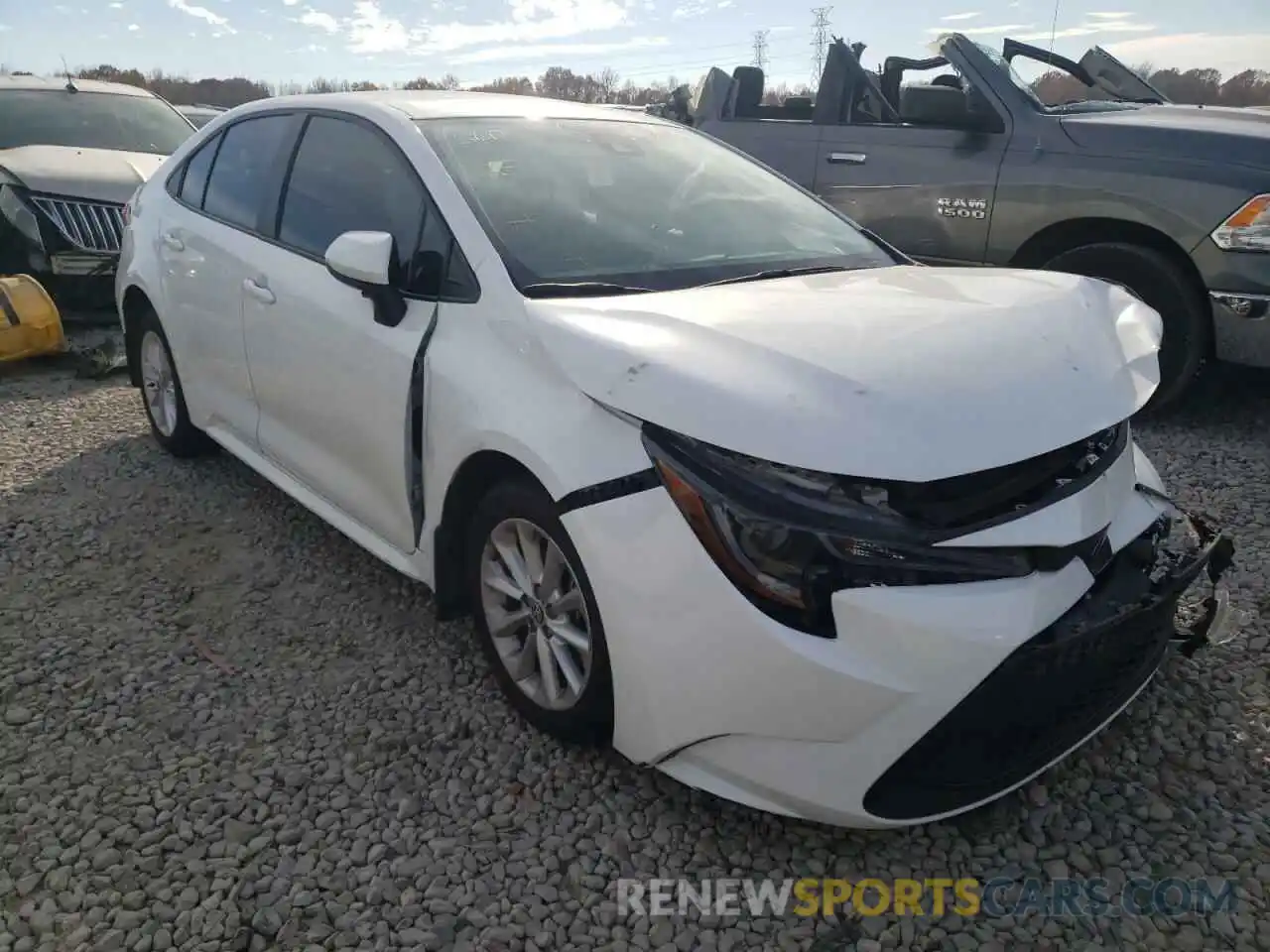 1 Photograph of a damaged car 5YFVPMAE0MP156666 TOYOTA COROLLA 2021