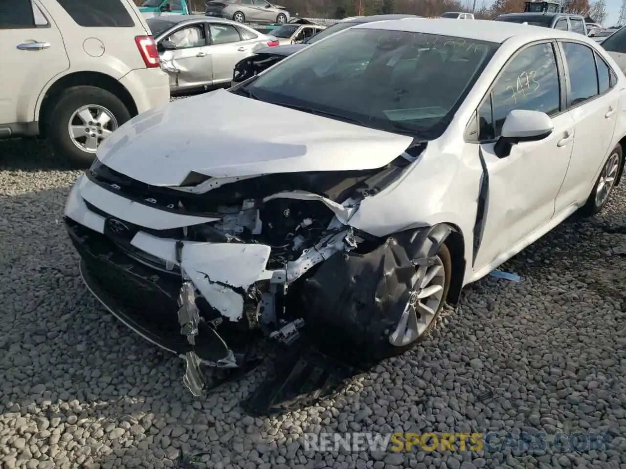 9 Photograph of a damaged car 5YFVPMAE0MP156666 TOYOTA COROLLA 2021