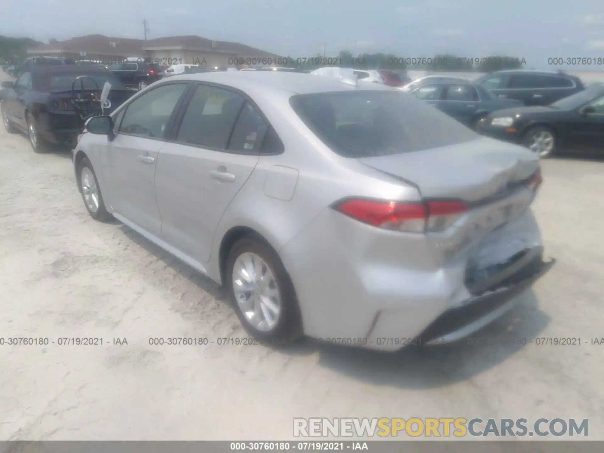 3 Photograph of a damaged car 5YFVPMAE0MP158952 TOYOTA COROLLA 2021