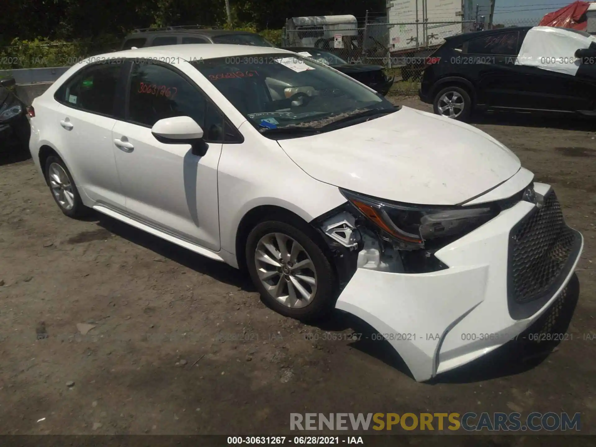 1 Photograph of a damaged car 5YFVPMAE0MP159373 TOYOTA COROLLA 2021