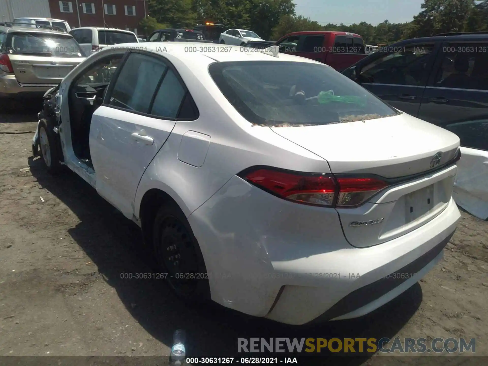 3 Photograph of a damaged car 5YFVPMAE0MP159373 TOYOTA COROLLA 2021