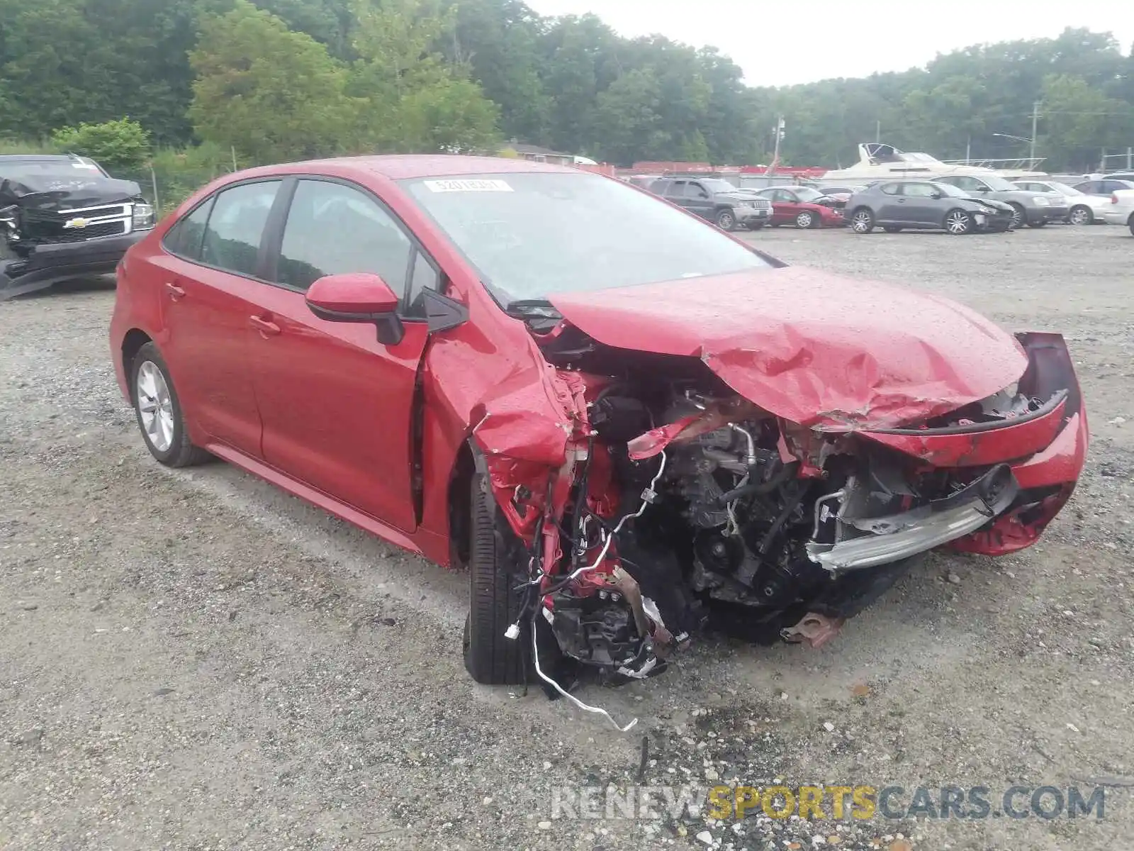 1 Photograph of a damaged car 5YFVPMAE0MP174455 TOYOTA COROLLA 2021