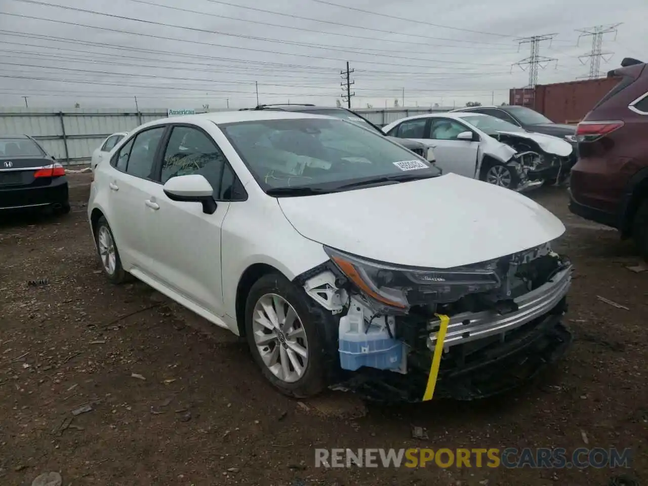 1 Photograph of a damaged car 5YFVPMAE0MP210421 TOYOTA COROLLA 2021