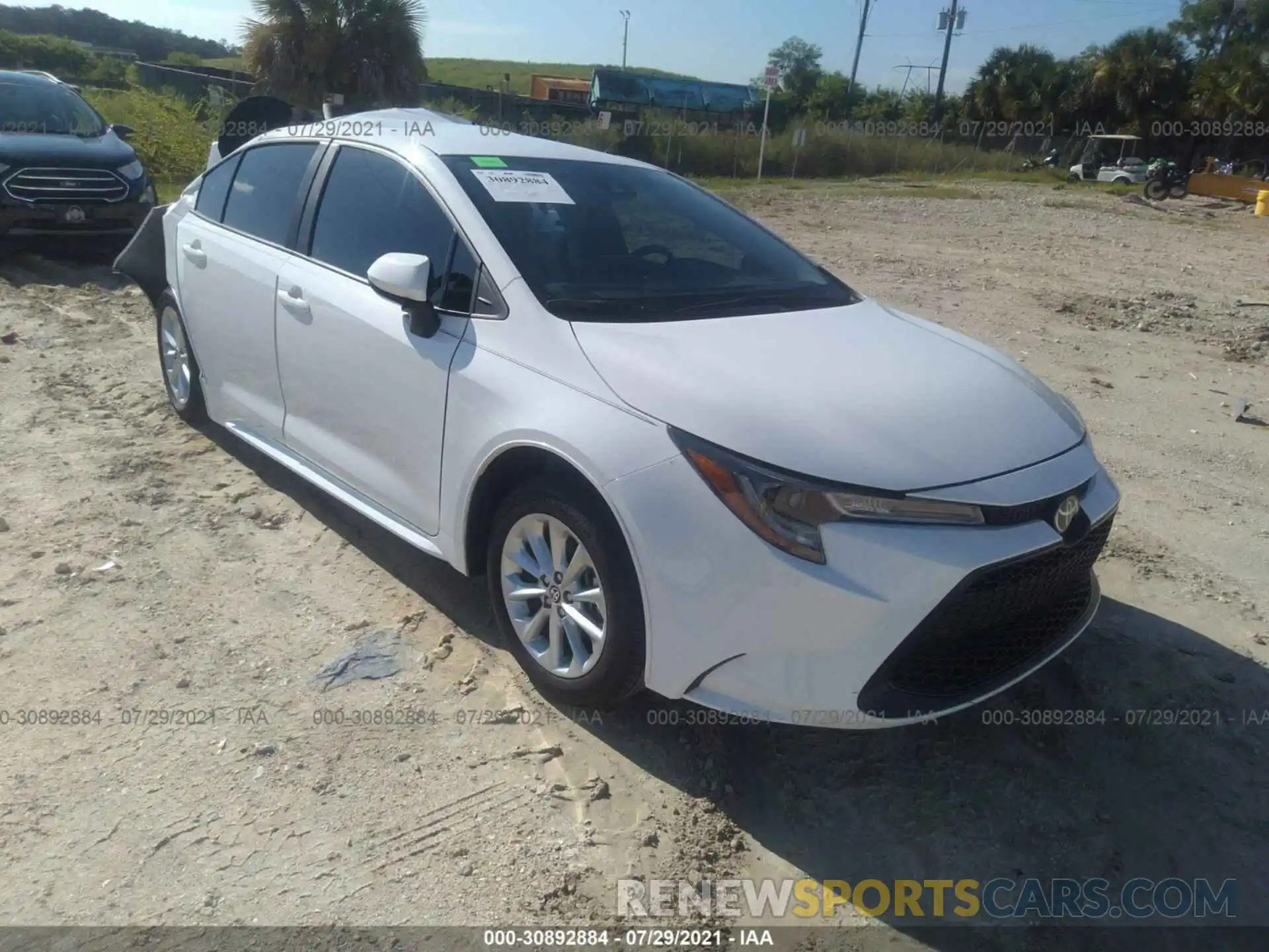 1 Photograph of a damaged car 5YFVPMAE0MP210970 TOYOTA COROLLA 2021