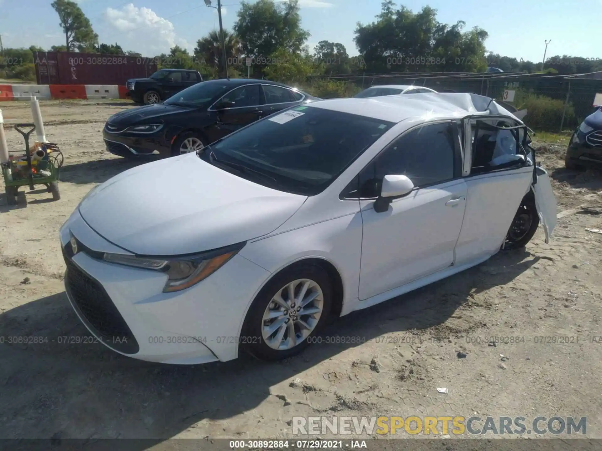 2 Photograph of a damaged car 5YFVPMAE0MP210970 TOYOTA COROLLA 2021