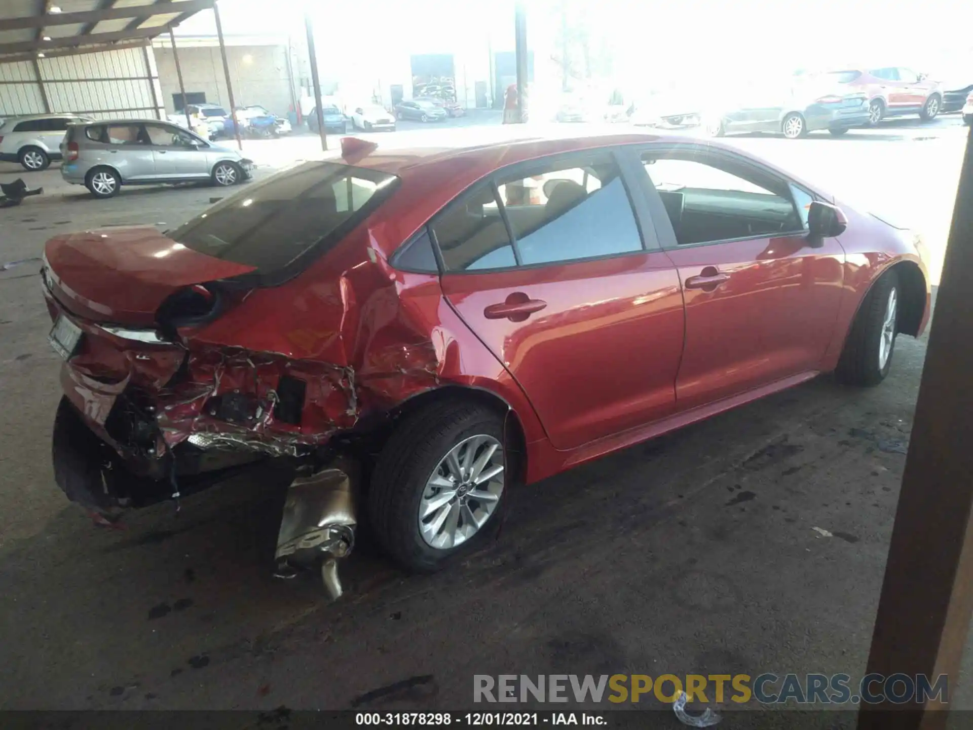 4 Photograph of a damaged car 5YFVPMAE0MP230006 TOYOTA COROLLA 2021