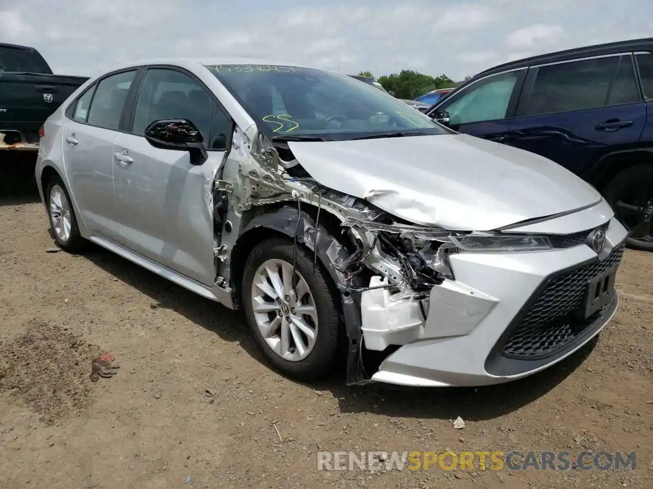 1 Photograph of a damaged car 5YFVPMAE0MP238607 TOYOTA COROLLA 2021