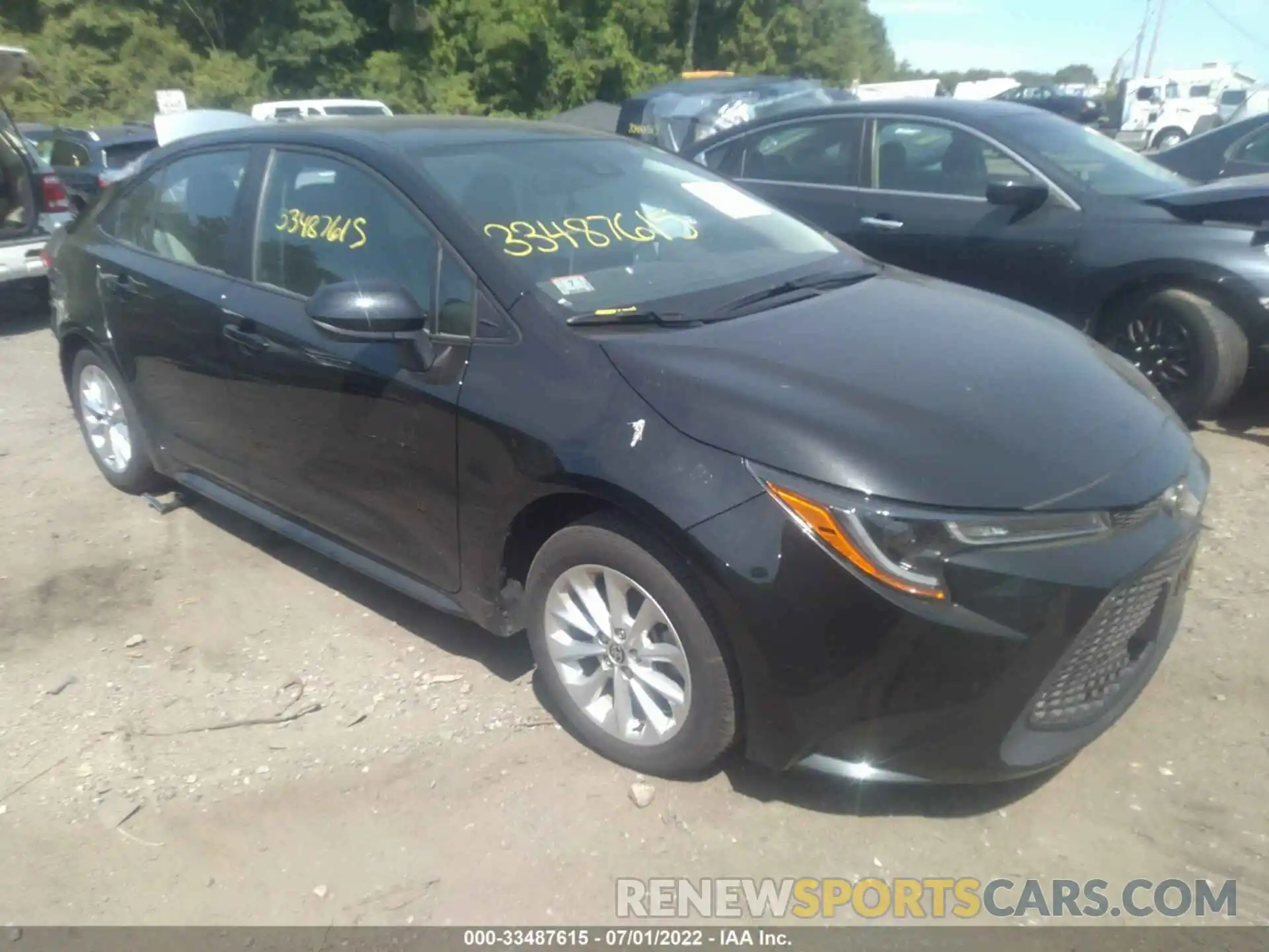 1 Photograph of a damaged car 5YFVPMAE0MP252023 TOYOTA COROLLA 2021