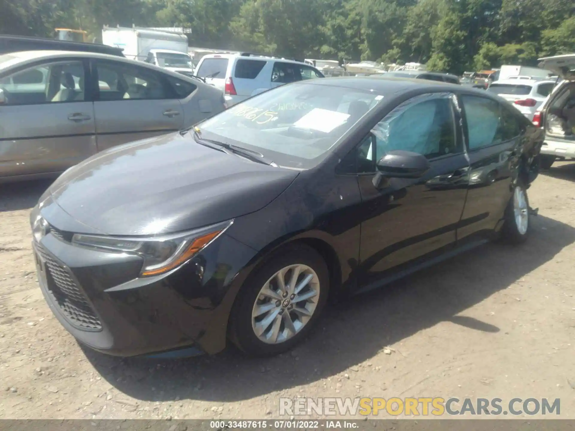 2 Photograph of a damaged car 5YFVPMAE0MP252023 TOYOTA COROLLA 2021