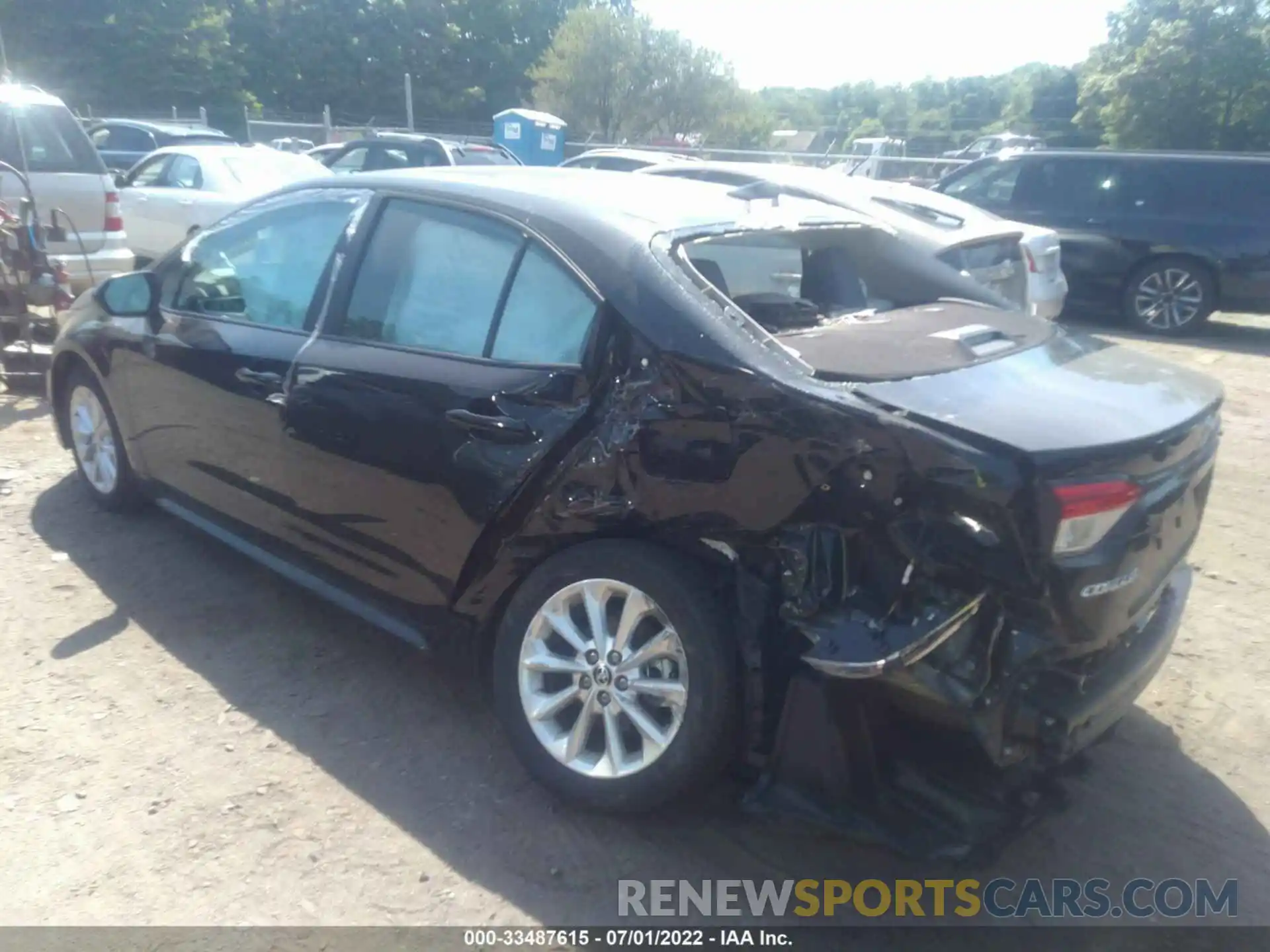 3 Photograph of a damaged car 5YFVPMAE0MP252023 TOYOTA COROLLA 2021