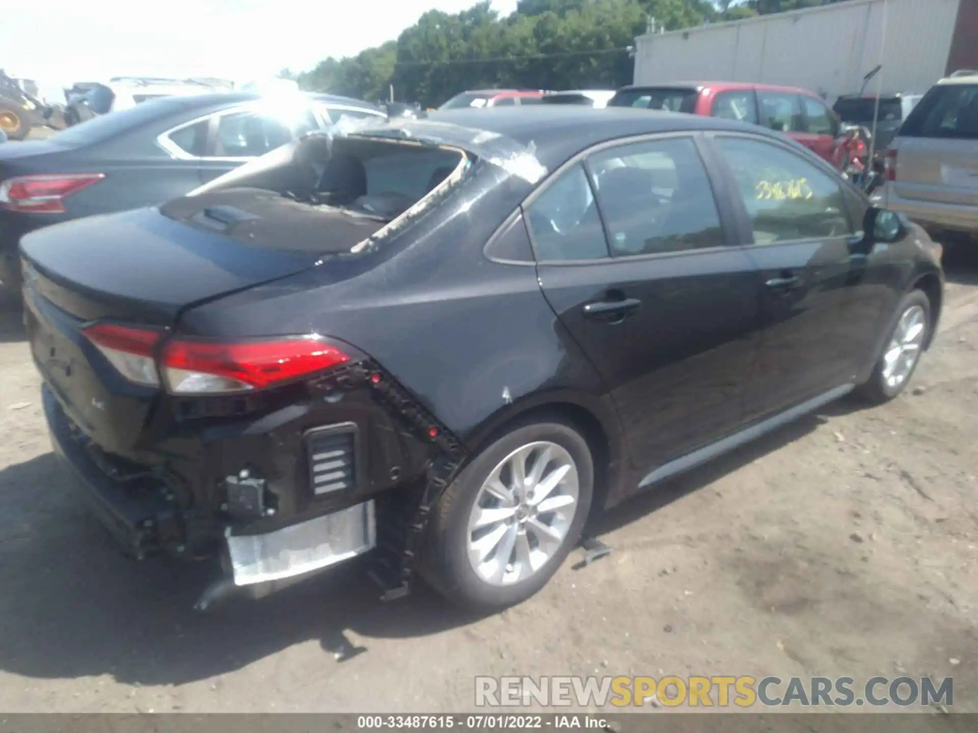 4 Photograph of a damaged car 5YFVPMAE0MP252023 TOYOTA COROLLA 2021