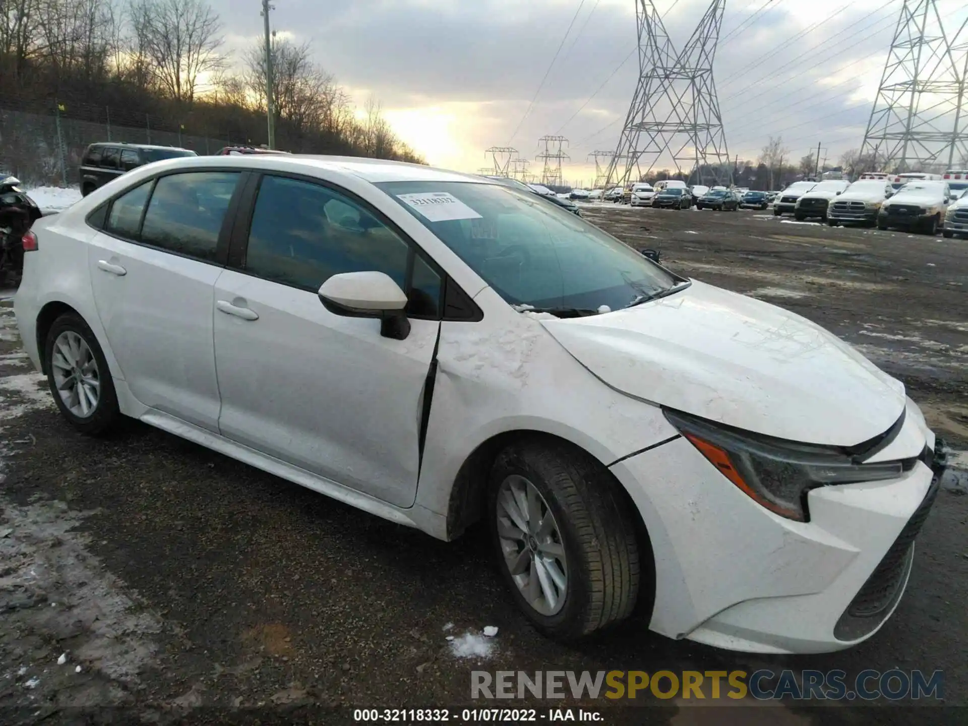 1 Photograph of a damaged car 5YFVPMAE0MP253849 TOYOTA COROLLA 2021