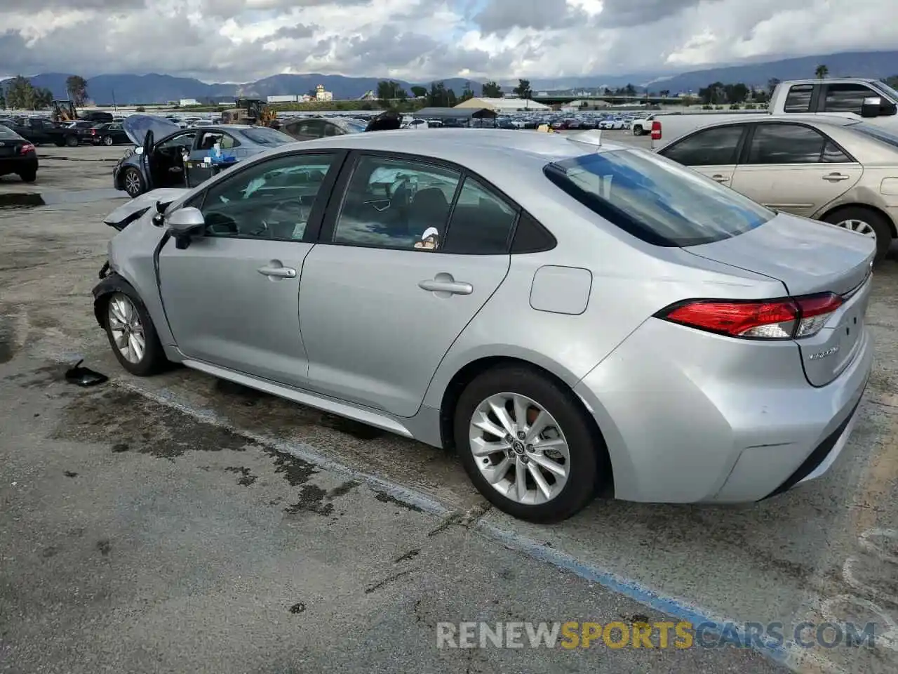 2 Photograph of a damaged car 5YFVPMAE1MP154814 TOYOTA COROLLA 2021