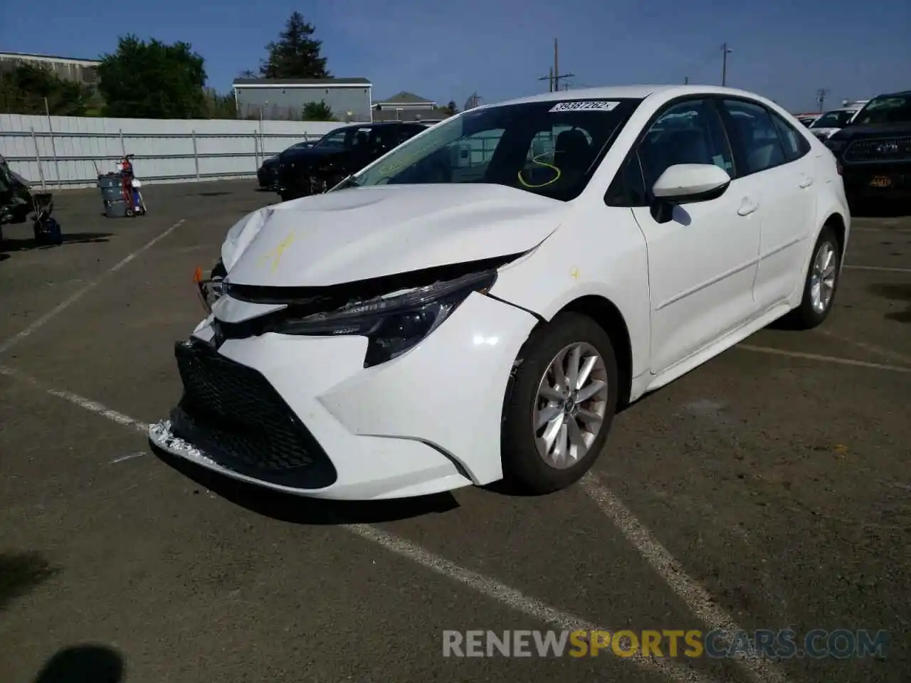 2 Photograph of a damaged car 5YFVPMAE1MP155414 TOYOTA COROLLA 2021