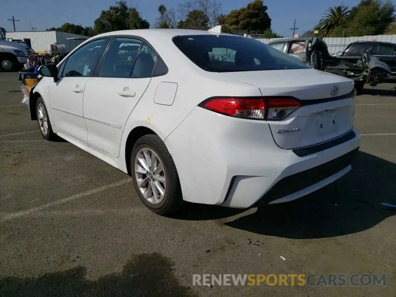 3 Photograph of a damaged car 5YFVPMAE1MP155414 TOYOTA COROLLA 2021