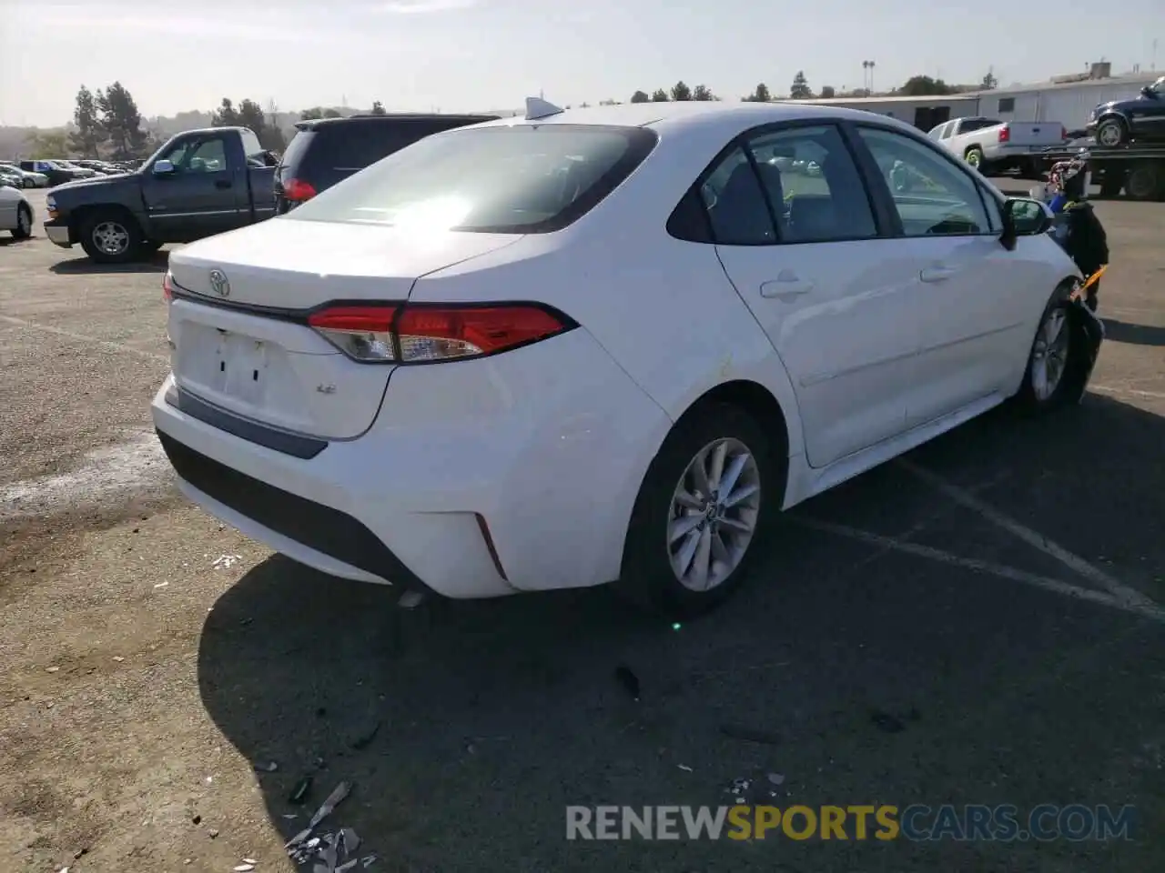 4 Photograph of a damaged car 5YFVPMAE1MP155414 TOYOTA COROLLA 2021