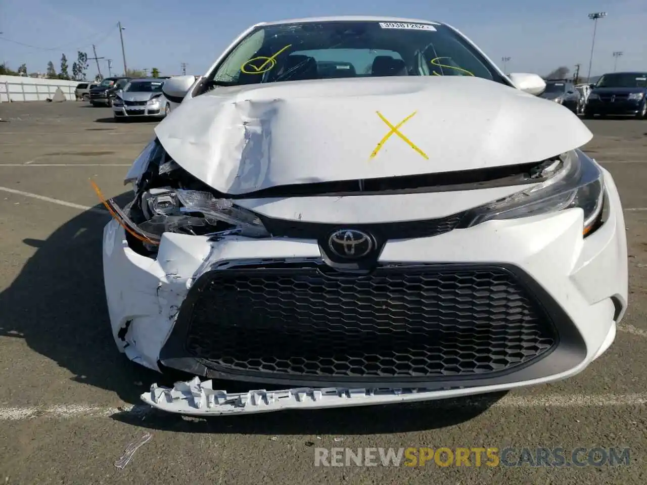 9 Photograph of a damaged car 5YFVPMAE1MP155414 TOYOTA COROLLA 2021