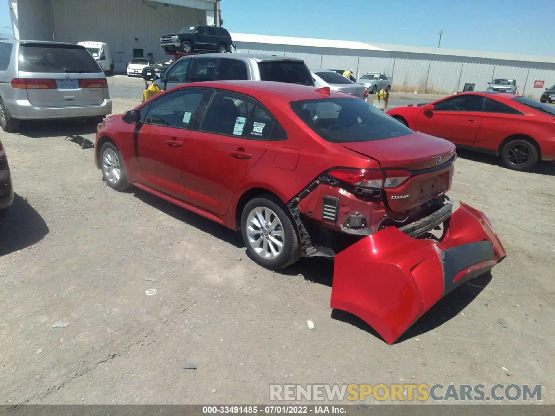 3 Photograph of a damaged car 5YFVPMAE1MP161309 TOYOTA COROLLA 2021