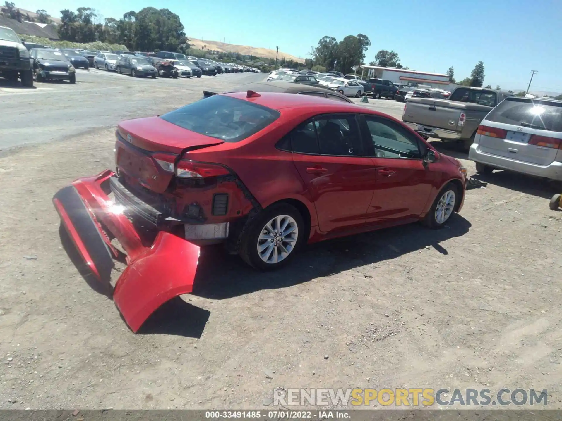 4 Photograph of a damaged car 5YFVPMAE1MP161309 TOYOTA COROLLA 2021