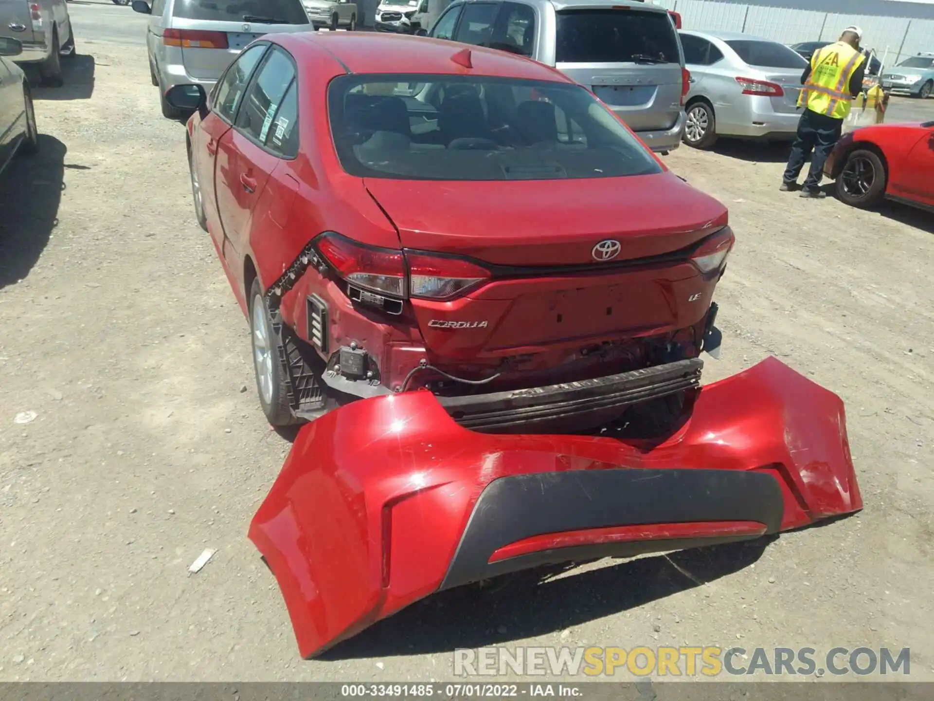 6 Photograph of a damaged car 5YFVPMAE1MP161309 TOYOTA COROLLA 2021