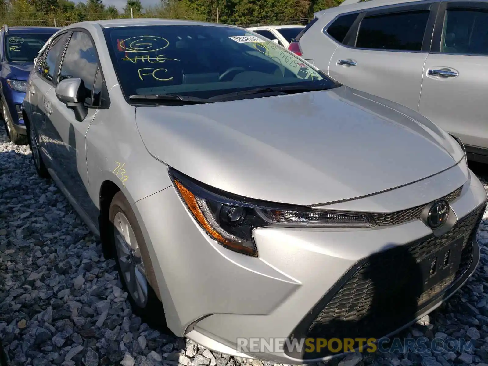 1 Photograph of a damaged car 5YFVPMAE1MP254508 TOYOTA COROLLA 2021