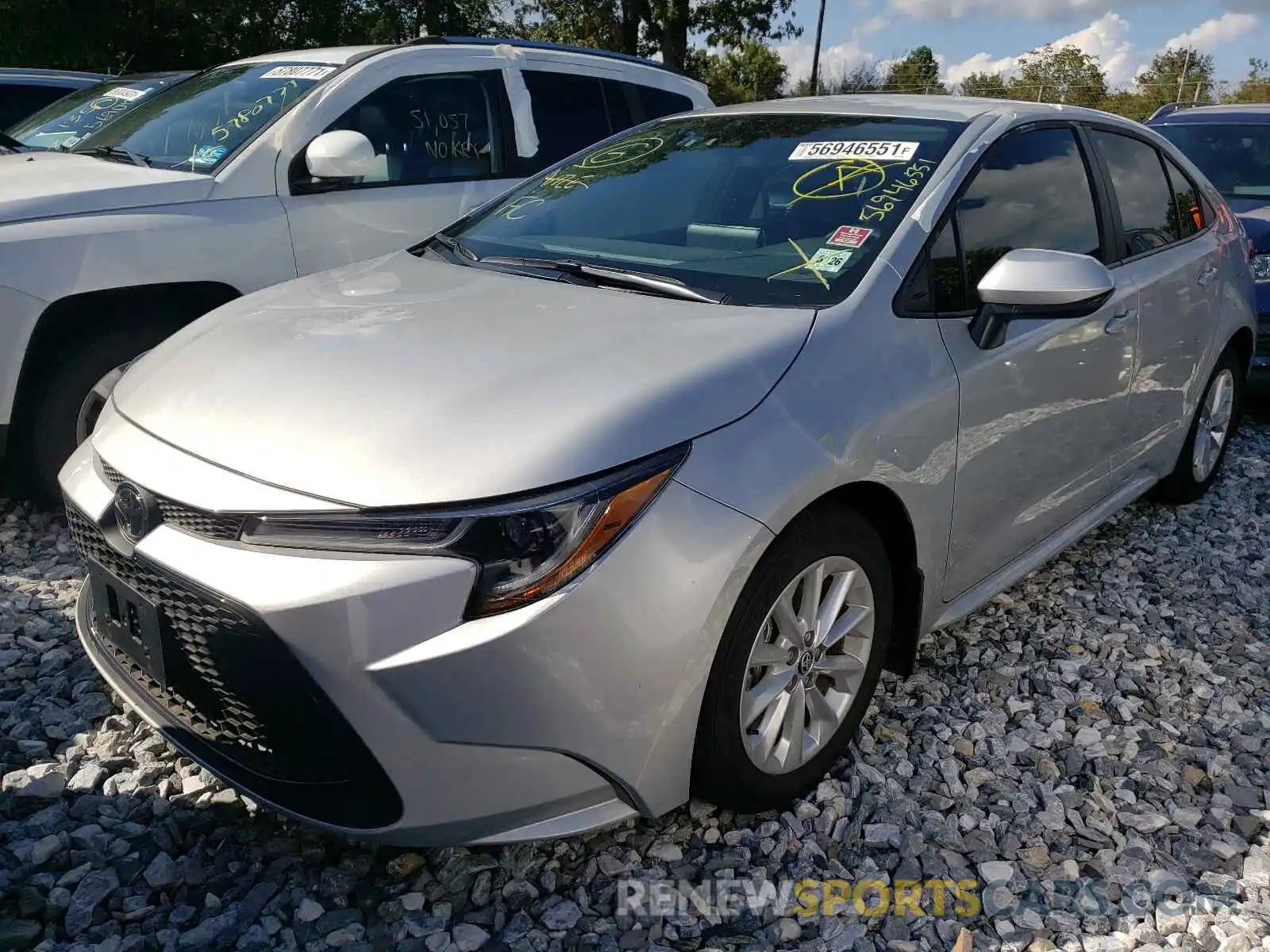 2 Photograph of a damaged car 5YFVPMAE1MP254508 TOYOTA COROLLA 2021