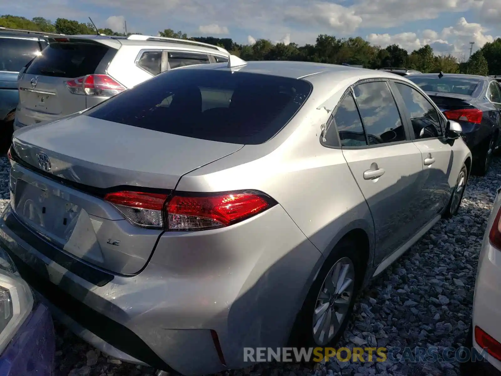 4 Photograph of a damaged car 5YFVPMAE1MP254508 TOYOTA COROLLA 2021