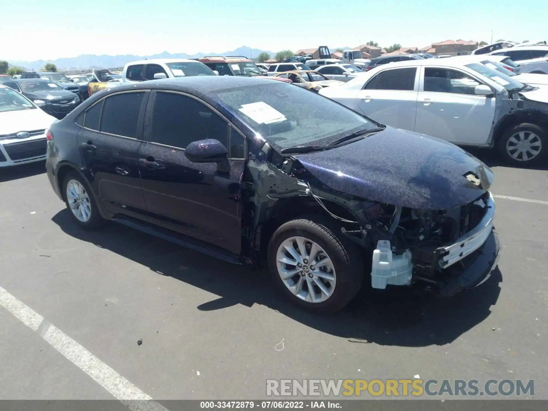 1 Photograph of a damaged car 5YFVPMAE2MP168589 TOYOTA COROLLA 2021