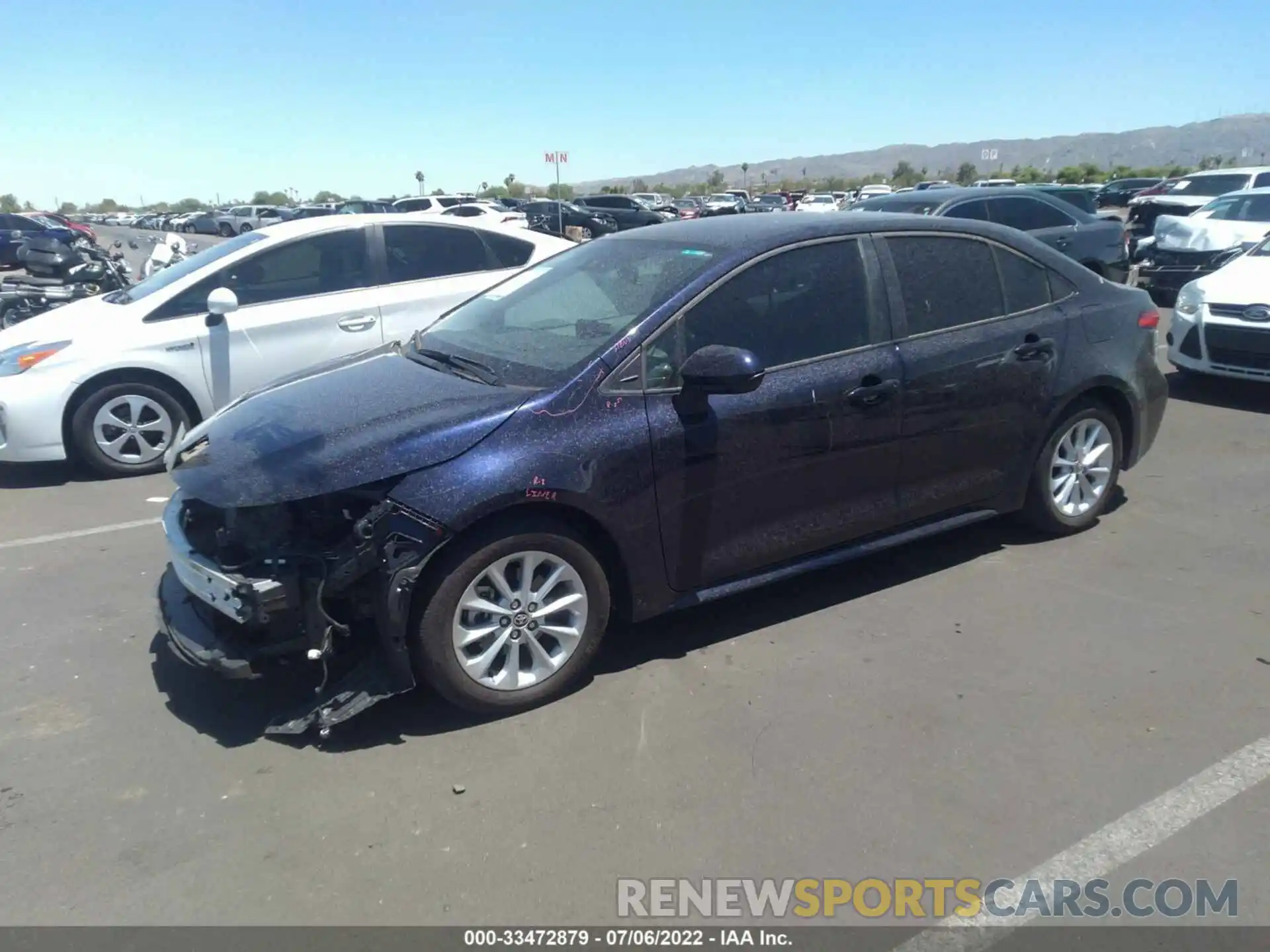 2 Photograph of a damaged car 5YFVPMAE2MP168589 TOYOTA COROLLA 2021