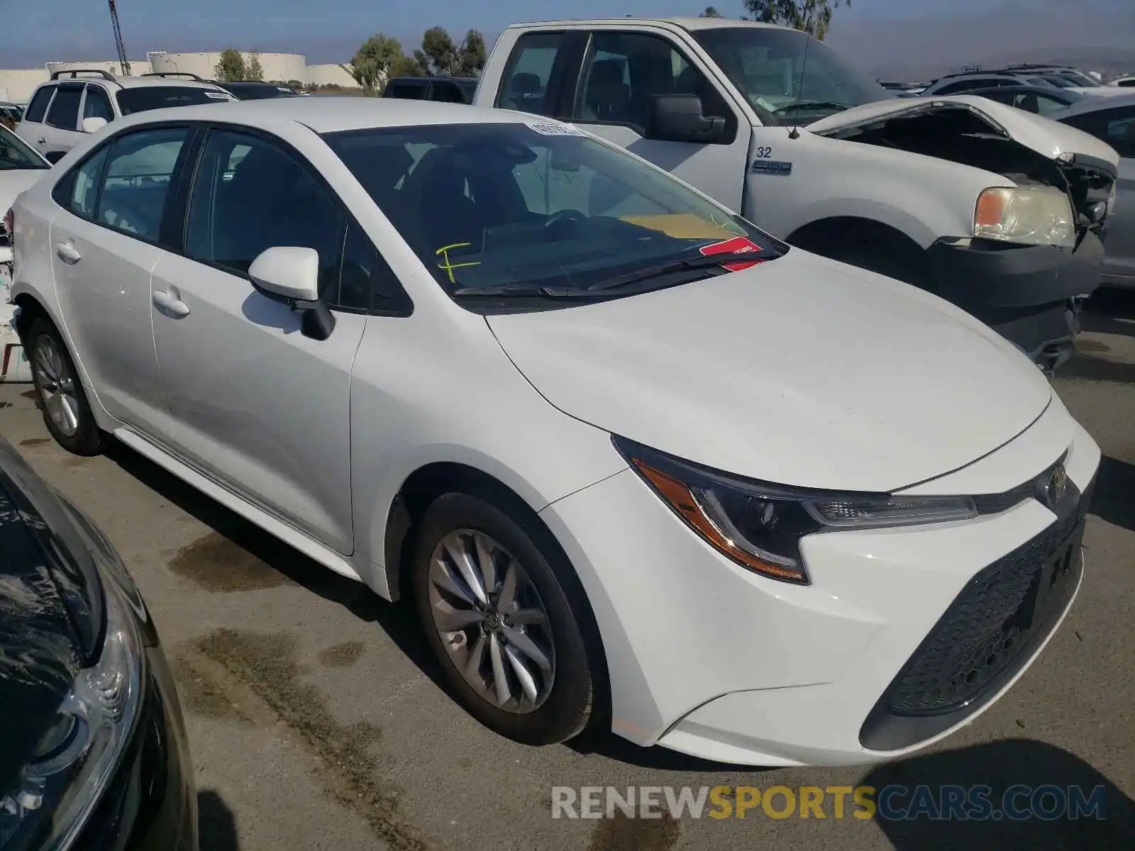 1 Photograph of a damaged car 5YFVPMAE2MP177664 TOYOTA COROLLA 2021