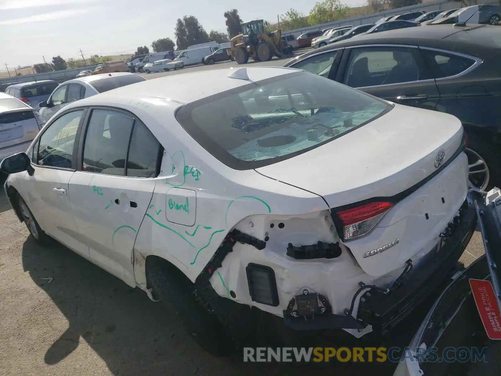 3 Photograph of a damaged car 5YFVPMAE2MP177664 TOYOTA COROLLA 2021