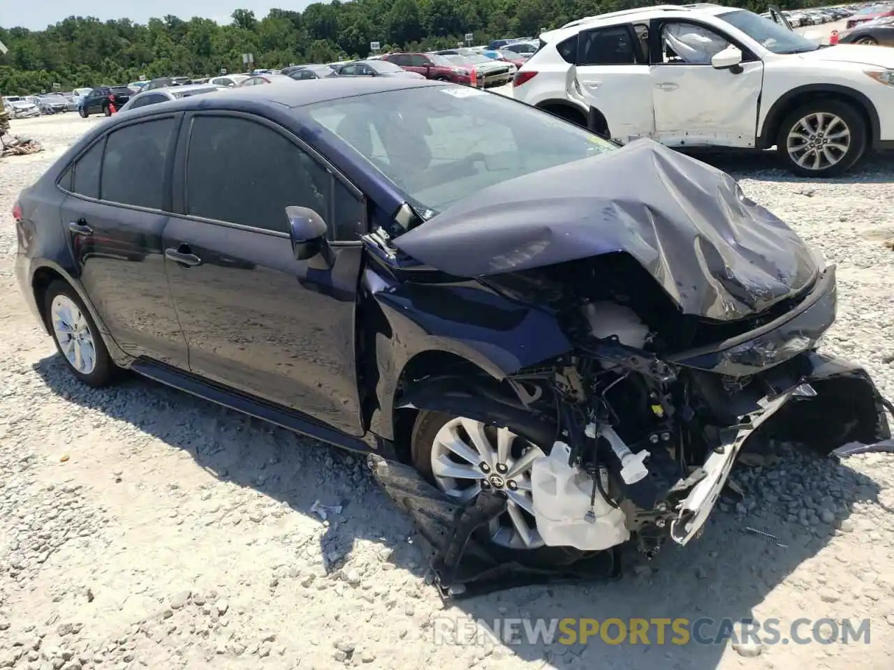 1 Photograph of a damaged car 5YFVPMAE2MP208380 TOYOTA COROLLA 2021