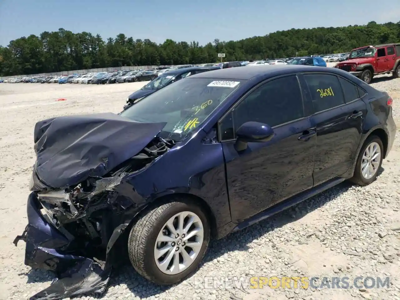 2 Photograph of a damaged car 5YFVPMAE2MP208380 TOYOTA COROLLA 2021