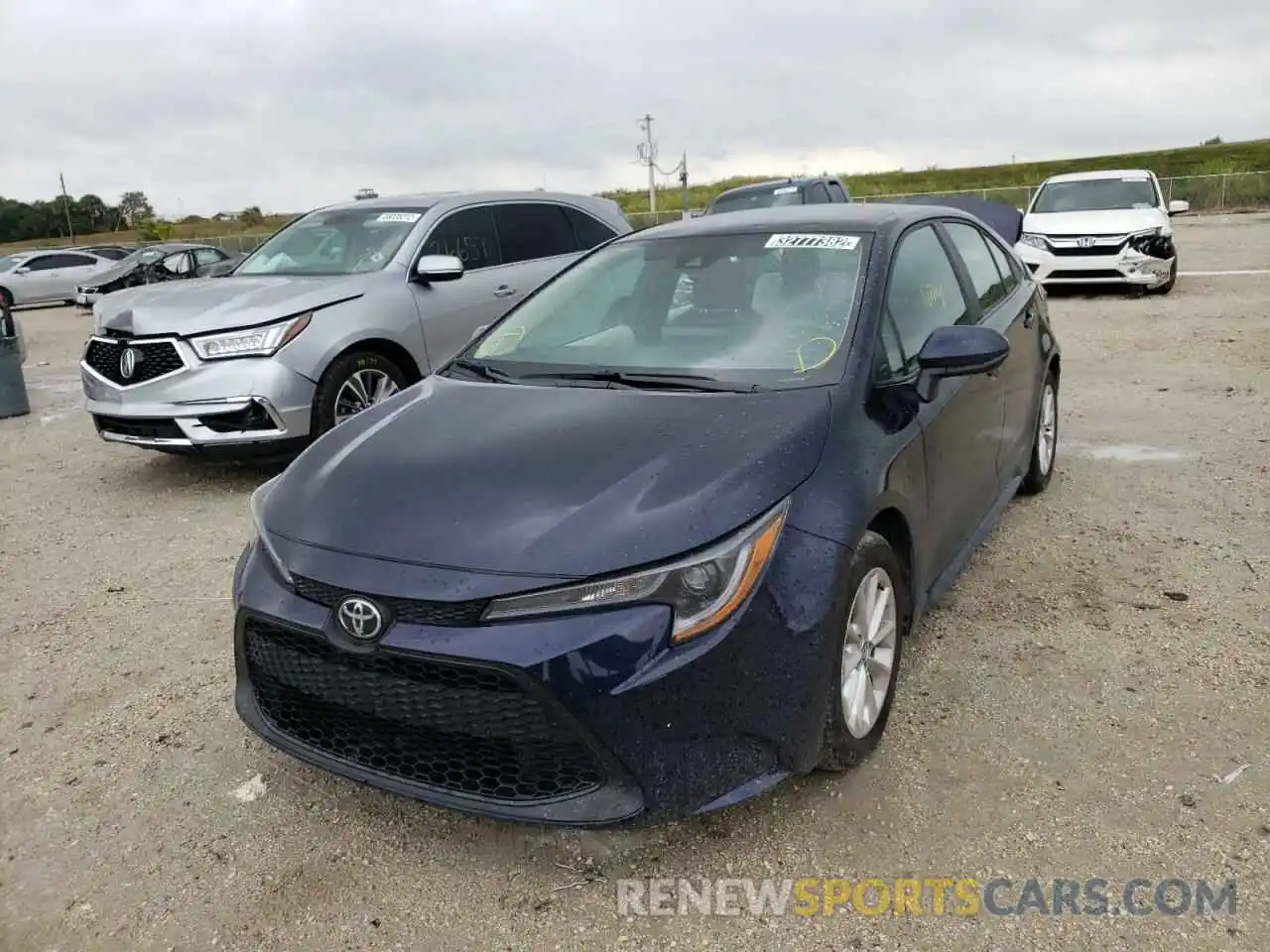 2 Photograph of a damaged car 5YFVPMAE2MP208430 TOYOTA COROLLA 2021