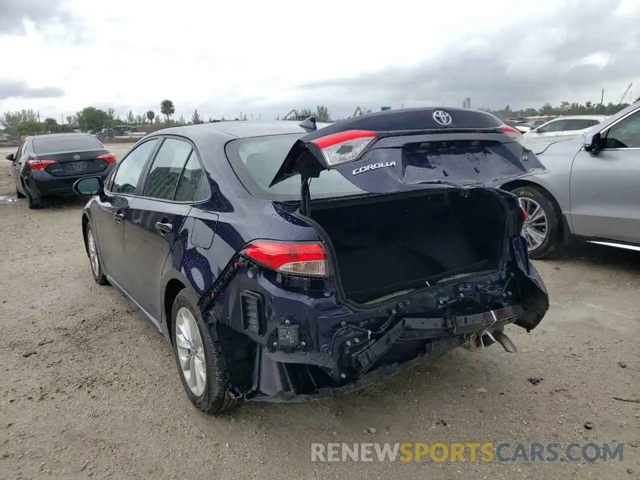 3 Photograph of a damaged car 5YFVPMAE2MP208430 TOYOTA COROLLA 2021