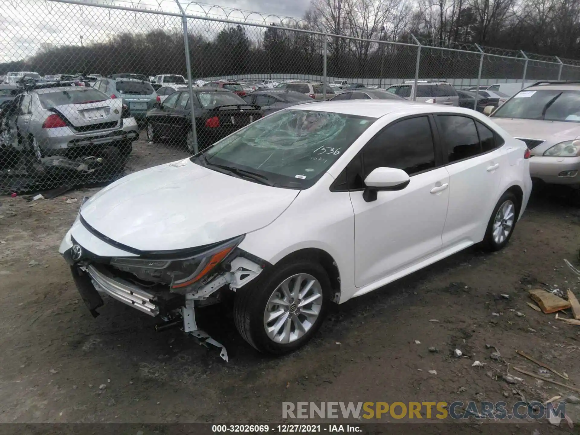 2 Photograph of a damaged car 5YFVPMAE2MP251536 TOYOTA COROLLA 2021