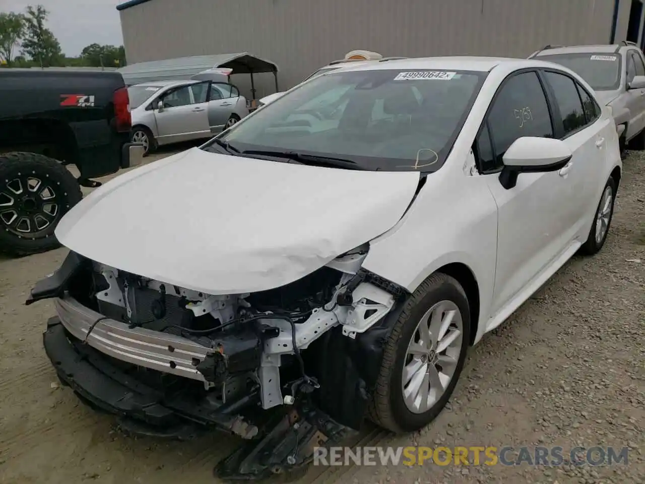 2 Photograph of a damaged car 5YFVPMAE2MP256560 TOYOTA COROLLA 2021