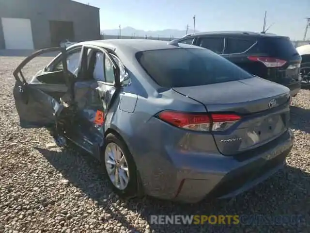 3 Photograph of a damaged car 5YFVPMAE3MP213586 TOYOTA COROLLA 2021