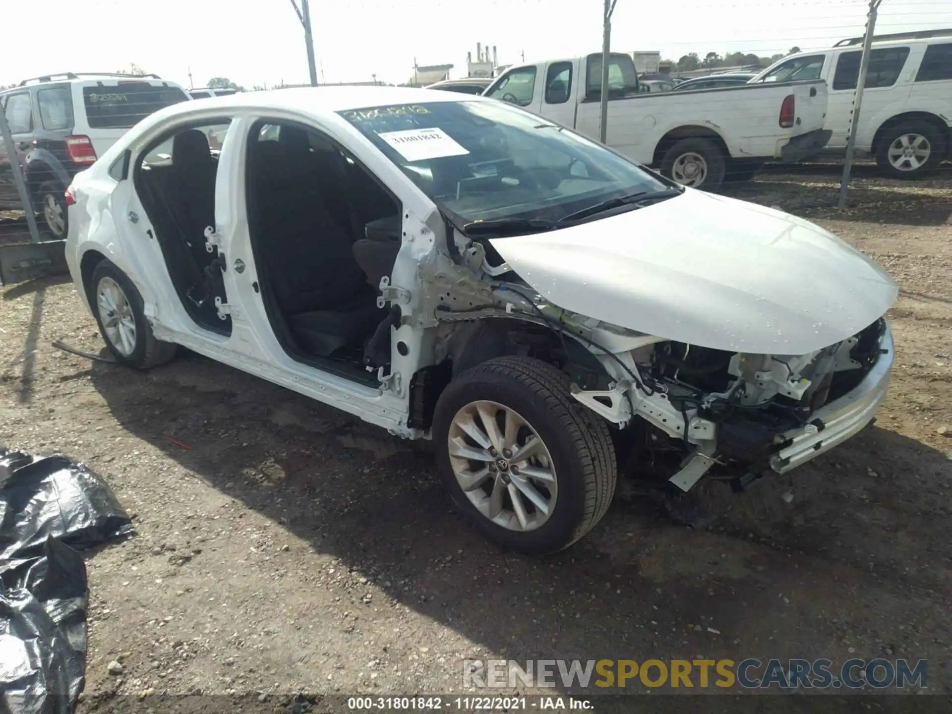 1 Photograph of a damaged car 5YFVPMAE3MP249746 TOYOTA COROLLA 2021